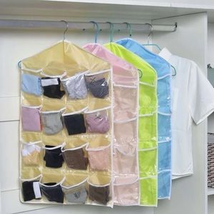 Grey Hanging organizer for socks, underwear, jewelry whatever you want-grey